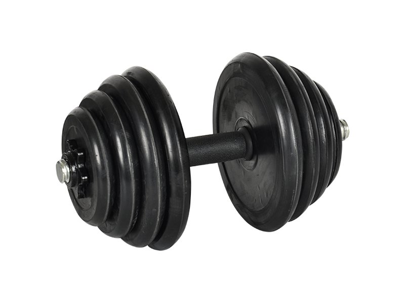 20kg Adjustable Free Weight Rubber Dumbbell Set @ Crazy Sales - We have ...