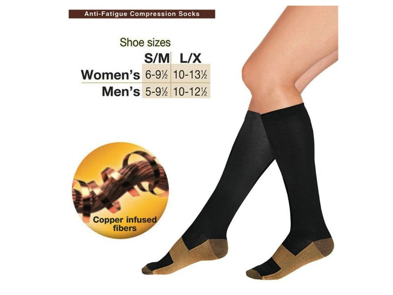 Unisex Copper-Infused Pain-Relief Socks - 2pk @ Crazy Sales - We have ...