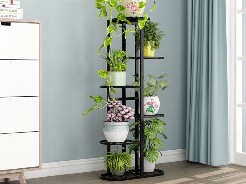 6 Tier Flower Plant Pot Stand - Black @ Crazy Sales - We have the best ...