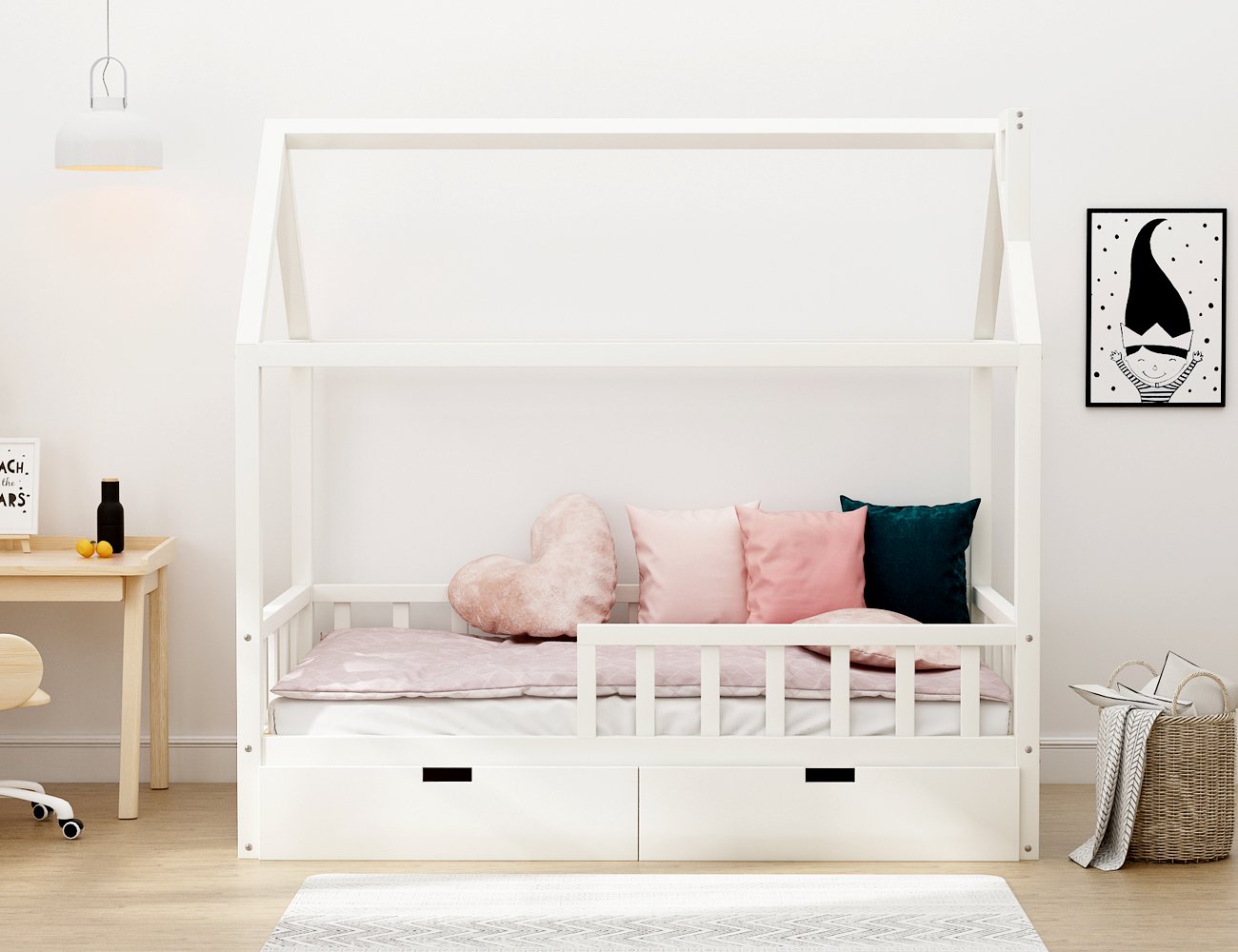 bed frame and mattress set